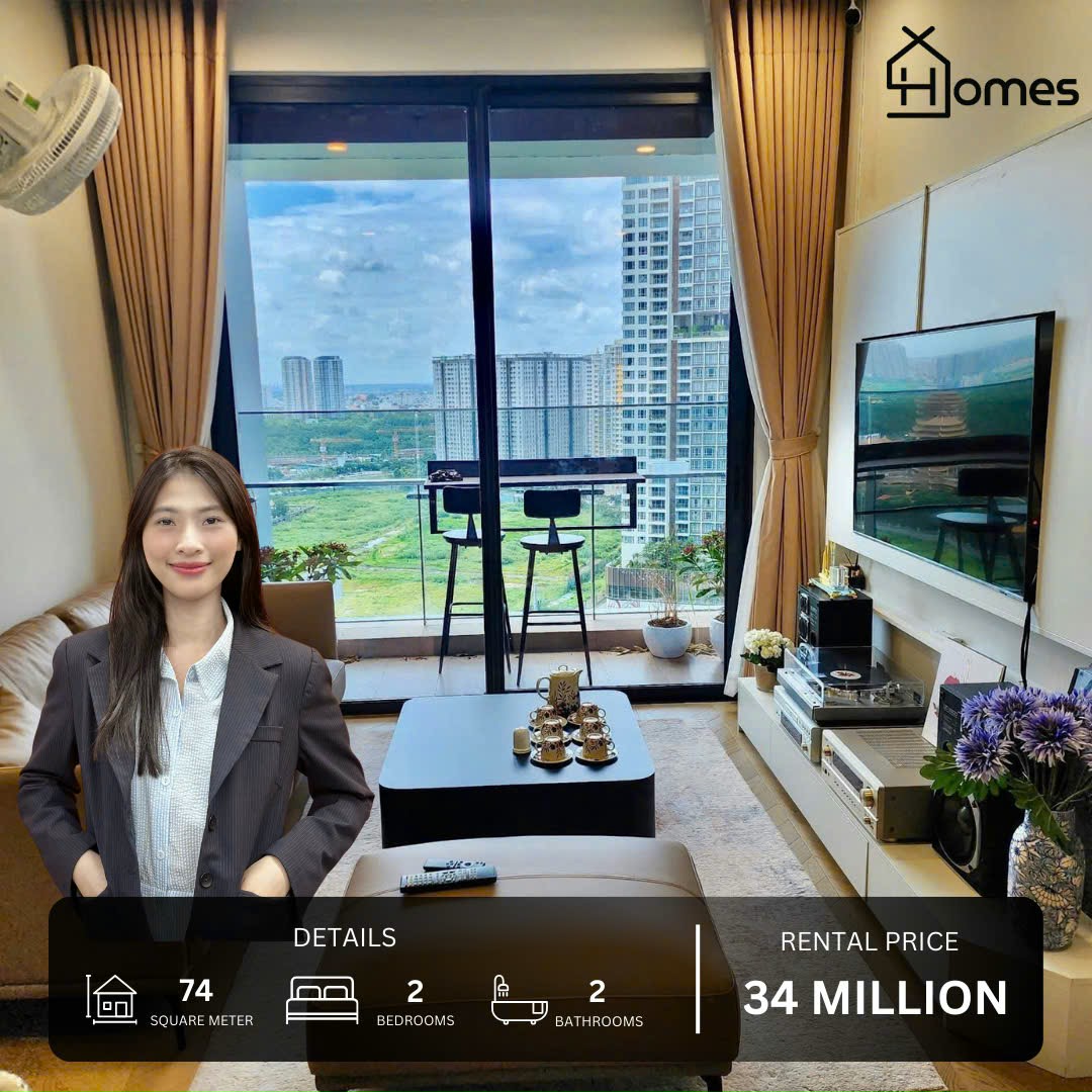 Cho Thuê Căn Hộ 2PN Lumiere Riverside, View Thành Phố, Giá Tốt!